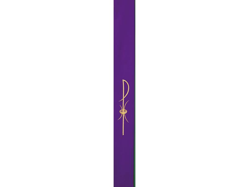 Stola violett mit goldenem PAX