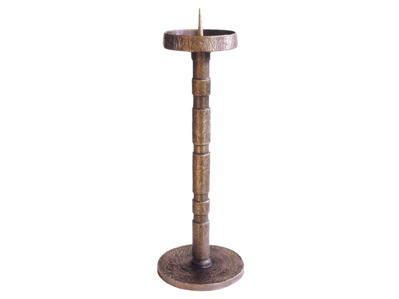 Kerzenl. Bronze 50 cm, Schale ø 15 cm, Entwurf: Polders